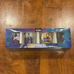 NWT Disney Villains Glassware Set (4 shot glasses)